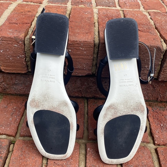 Ron White Black Blaise Sandals - Size 10 - Orig. $400 - Picture 9 of 9